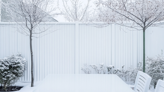 winter fence preparation